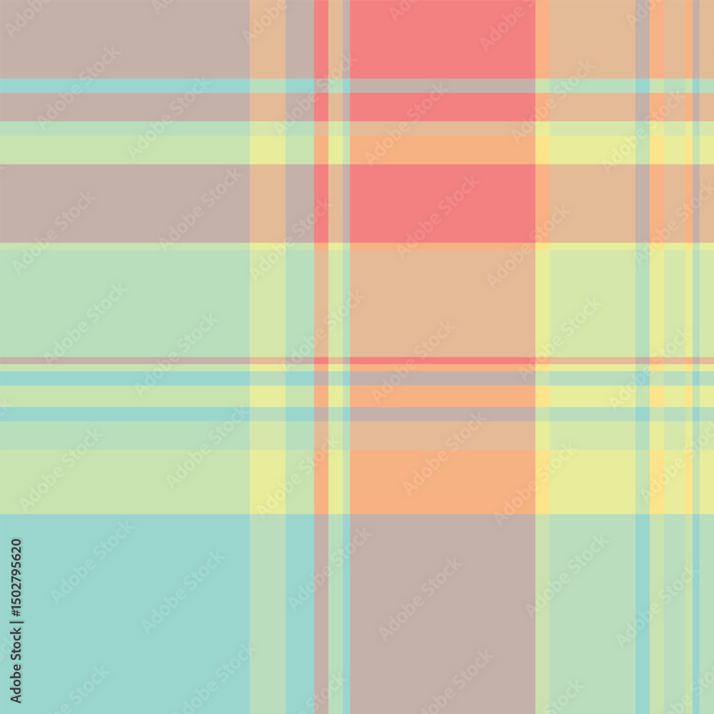 Poster pastel plaid pattern background. soft, intersecting lines create a calming, versatile texture ideal 