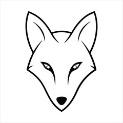 Vibrant Fox Head Illustration for Banners and Advertisements