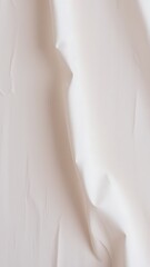 Abstract wrinkled white fabric texture background