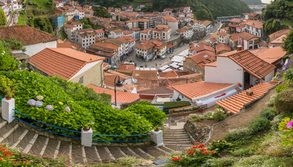Picturesque Cudillero fishing village in Asturias, northern Spain