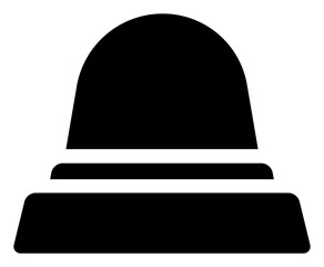 Minimal Flat Icon of Siren Light