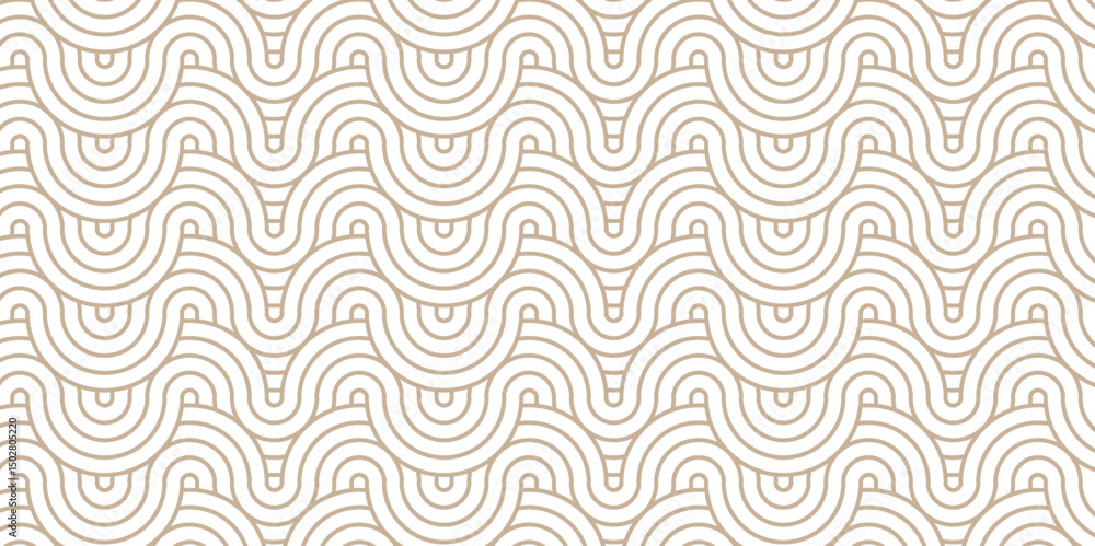 Poster minimal overlapping creative diamond circle abstract wood color and gray pattern background with wav