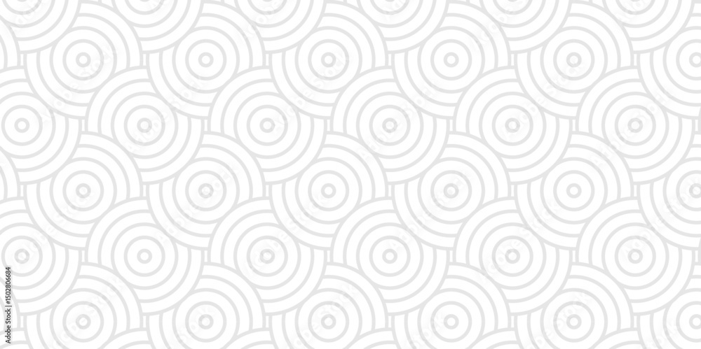Poster overlapping creative diamond circle abstract white and gray pattern background with waves texture. g