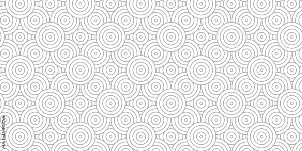 Poster minimal overlapping creative diamond circle abstract white and gray pattern background with waves te