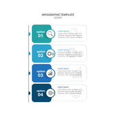 infographic 4 step or process with line and frame. can be used for schedule and presentation business