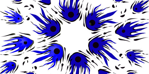 Fototapeta premium abstract blue background