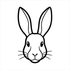 Rabbit Head Graphic Design for Advertisement