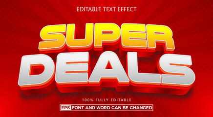 Super sale editable text effects