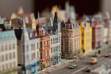 Paper craft city