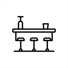 set of furniture icons