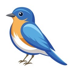 Fototapeta premium blue bird on a branch