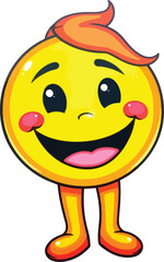 happy cartoon smile