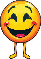 smiley face with a smile
