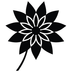 abstract flower vector illustration