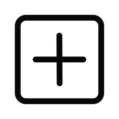 Plus sign. Plus icon. Positive symbol. Zoom in. Add icon