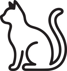 black cat silhouette