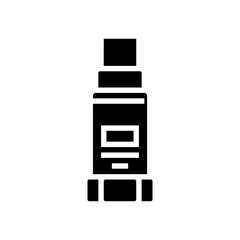 vibration sensor module glyph icon vector illustration