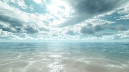 Obraz premium Soft waves breaking beneath sunset and glowing sky high resolution picture