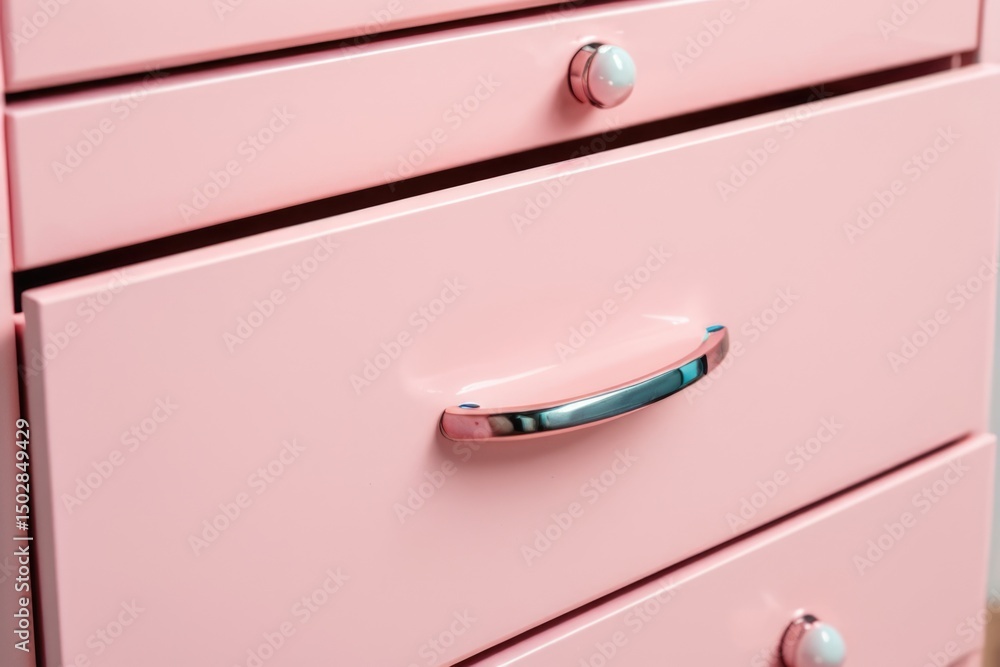 Aufkleber a close-up view of a drawer handle