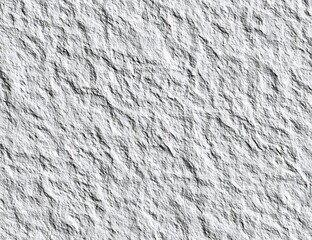 Rough White Textured Background with Cracks, Grooves, and Shadows for Graphic Design