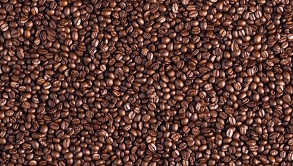 Fototapeta premium Roasted coffee beans, close-up