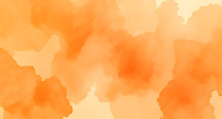 Abstract watercolor background with orange and hues