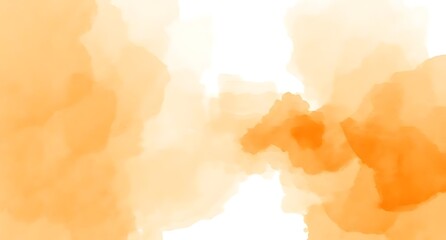 Abstract watercolor background with orange and hues