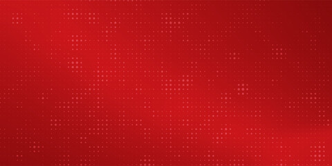 Red diagonal geometric shape with halftone. Modern fiber textured vector eps 10