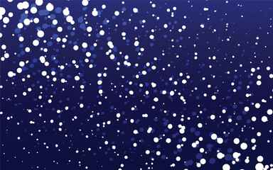 Abstract vector background featuring glowing particles scattered across a dark gradient backdrop.