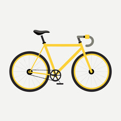 Obraz premium bicycle on white background