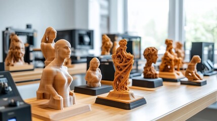 3D Printed Sculptures: A Modern Art Exhibit