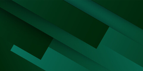 Fototapeta premium Geometric green abstract background. Dynamic shape composition. Cool background design for poster. modern illustration