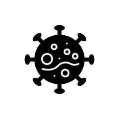 Hepatitis Virus Icon Depicting Infectious Disease and Viral Infection