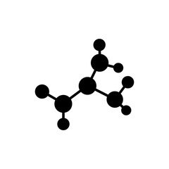 Glucagon Molecule Icon Hormone Structure Medical Image