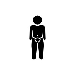 Urinary Retention Medical Icon Healthcare Patient Condition Symbol