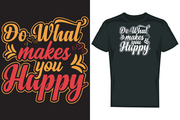 Trendy Typography T shirt Design