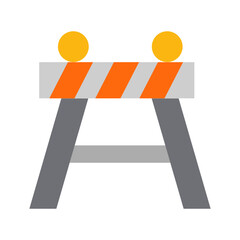 construction forbidden portal icon	