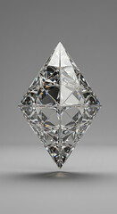 Sparkling Diamond Gemstone Brilliant Cut Facets Luxury Jewelry