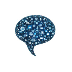 Digital Thought Bubble A Constellation of Modern Icons
