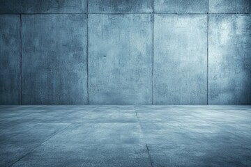 Empty, muted gray concrete space
