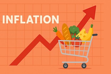 Inflation shopping cart with graph