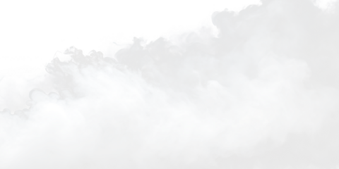 White Mist PNG with Transparent Background