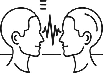 man and man  whisper silhouette