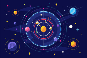 email marketing, and campaign performance metrics on a virtual screen. Concept of digital advertising, PPC, social media strategy, and technology-driven marketing solutions in a modern corporate setti