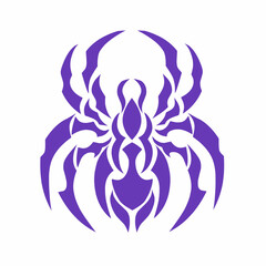 Modern Symmetrical Vector Spider Tribal Design