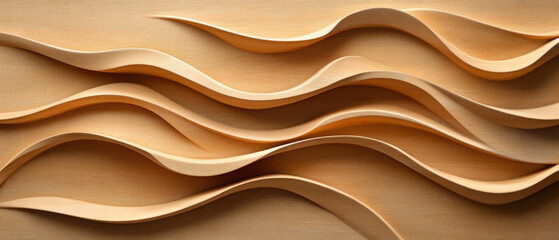 Abstract background with wavy lines in warm colors. Applicable for website design and advertising banners.