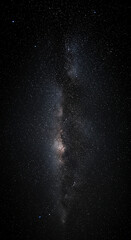 Obraz premium Majestic Milky Way Galaxy at Night Starry Sky Celestial Landscape Night Photography