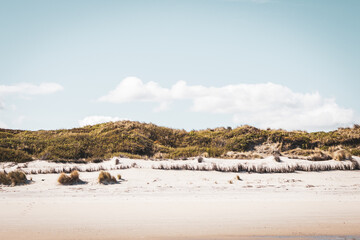 Dune Landscape from the Sea – Coastal View Toward the Island Interior