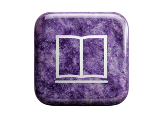 Learn More button grunge purple, web element