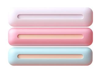 Fototapeta premium Text input field soft pastel, web element